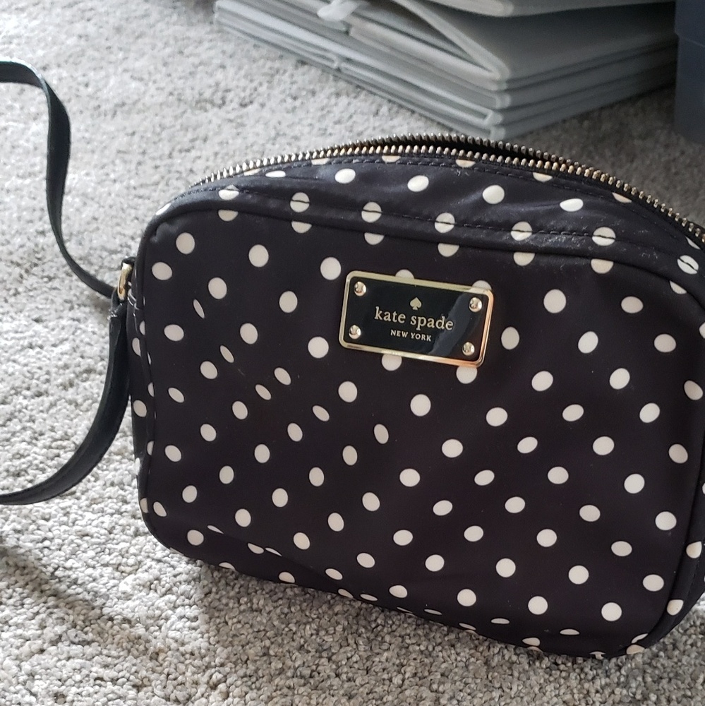 Kate Spade polka dot crossbody purse